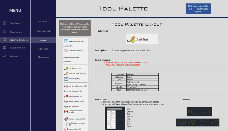 Legacy training screenshot from the previous DevCAD website.