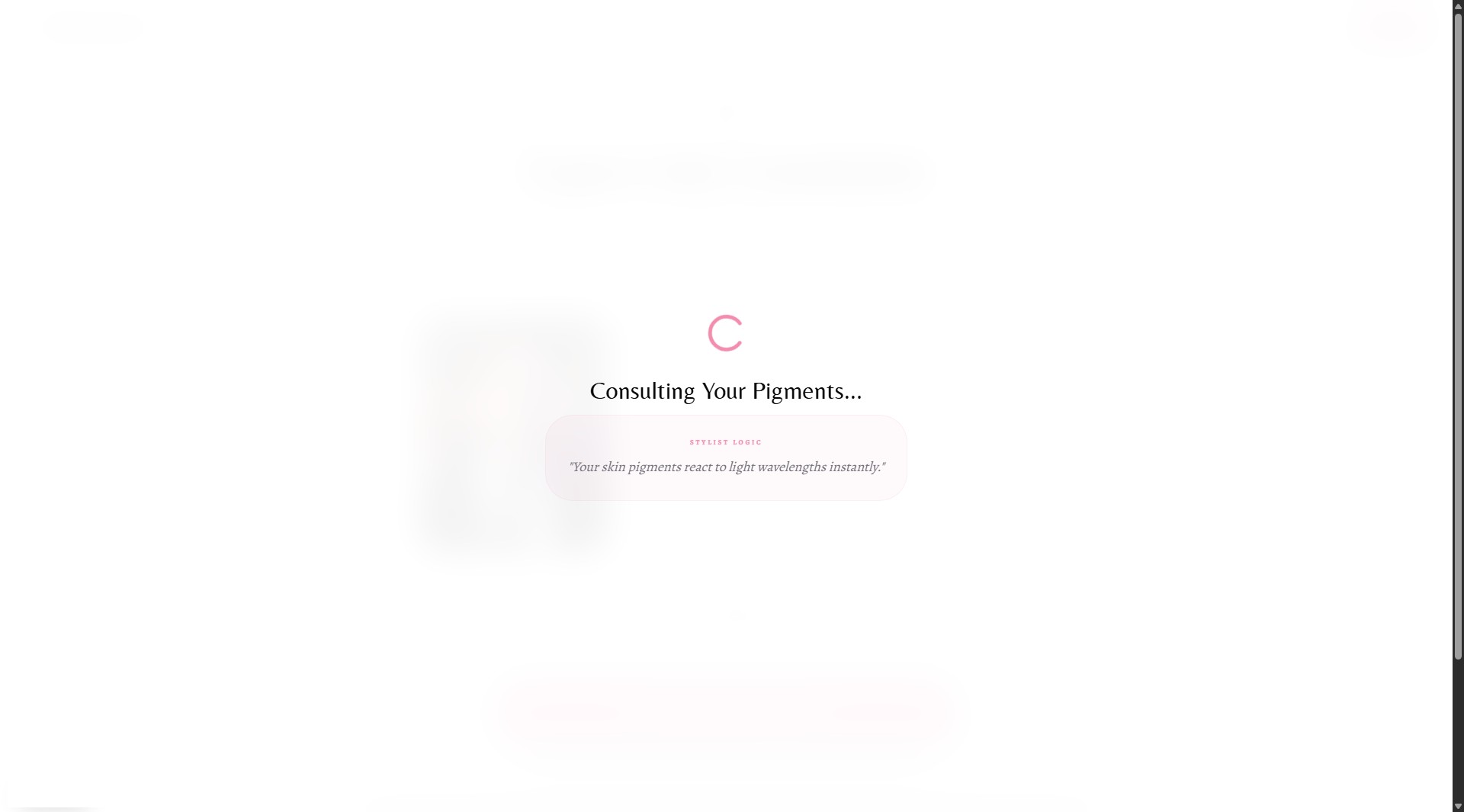 WhatsMyTone web app session results screen.